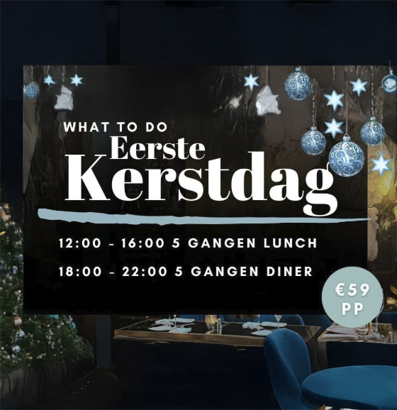 Vier Kerst in het Poorter Hotel